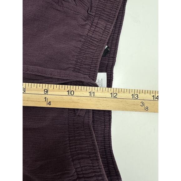 Jenny Newman Womens Pants Size 8 Petite Purple Plum Elastic Waist - Picture 9 of 11